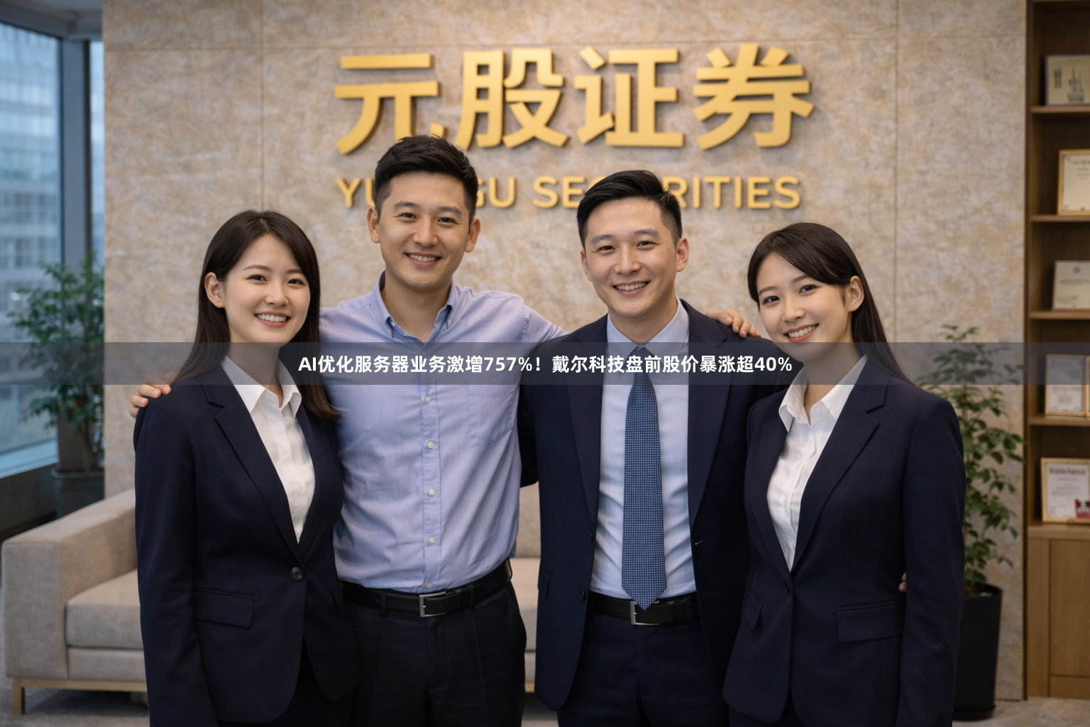 AI优化服务器业务激增757%！戴尔科技盘前股价暴涨超40%